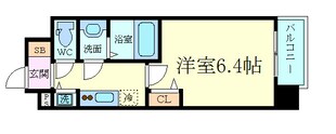 プレサンス野田阪神駅前ザ・ファーストの物件間取画像